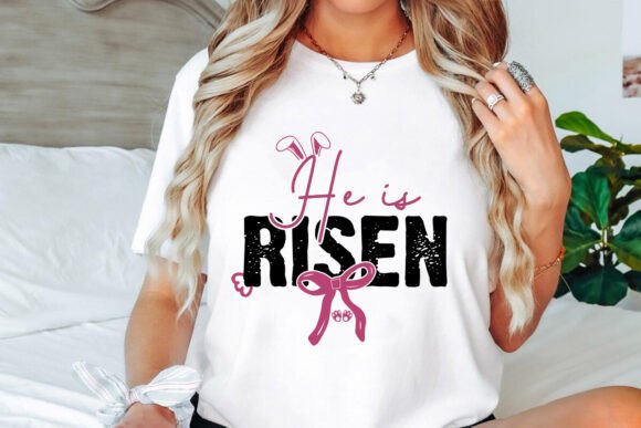 He is Risen SVG & PNG Graphics for T-Shirt Designs