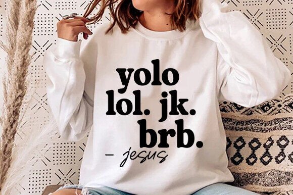 Yolo SVG, Yolo Jesus SVG & Easter SVG Graphics for T-Shirt Designs